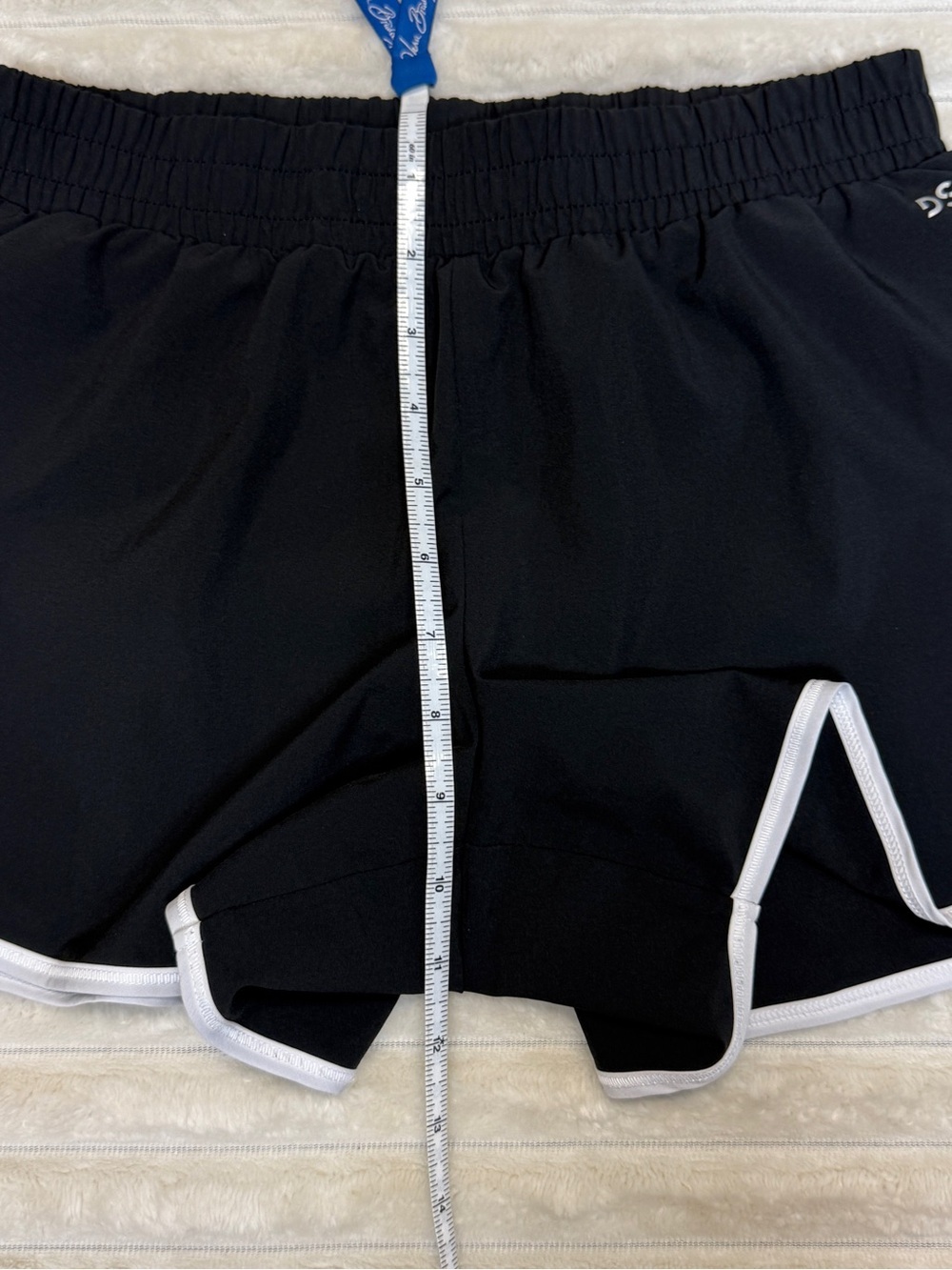 DSG: Girls Black / White Trim Athletic Short, Size L (14) - Picture 5 of 7
